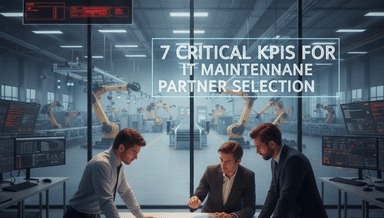 Hệ thống IT ngưng trệ, thiệt hại trăm triệu: 7 KPI chọn đối tác bảo trì IT cho doanh nghiệp sản xuất