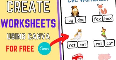 Cách dùng worksheet creator trên canva tạo phiếu bài tập ai