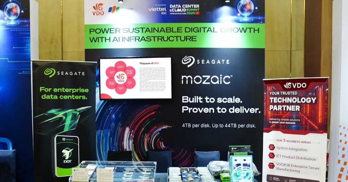 DCCI Summit 2026: VDO và Seagate thúc đẩy hệ sinh thái hạ tầng AI