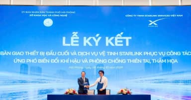 Elon Musk ấn tượng với việc Hải Phòng đưa Internet vệ tinh Starlink ra đảo xa