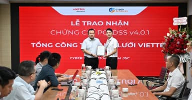 Hạ tầng Viettel Cloud đạt chuẩn bảo mật quốc tế PCI DSS v4.0.1