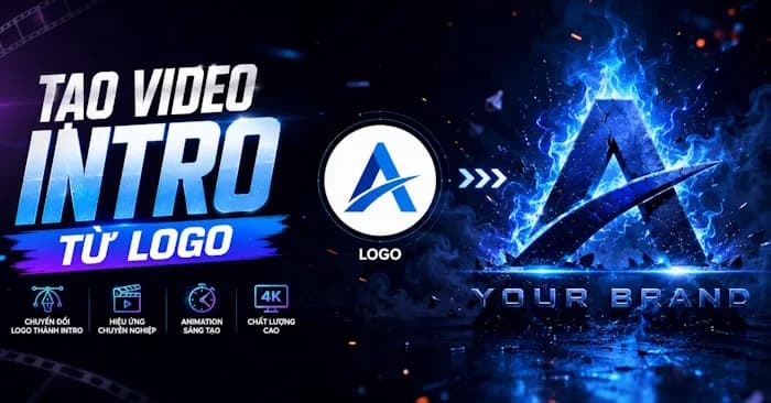 Hướng dẫn chi tiết cách tạo video intro chuyên nghiệp từ ảnh logo bằng AI