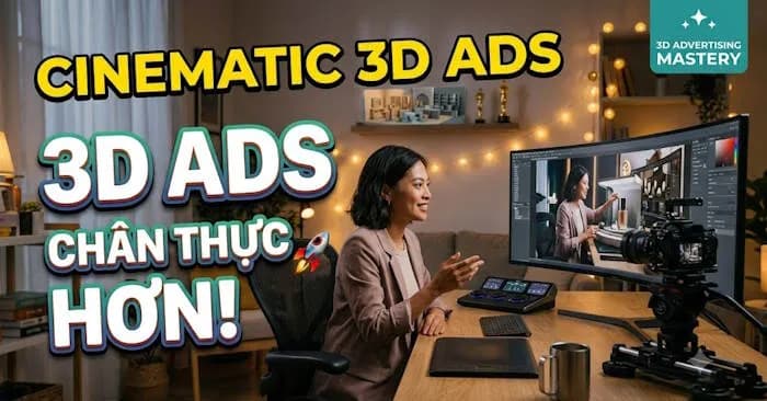 Hướng dẫn chi tiết cách thiết kế quảng cáo 3D trên Canva không cần câu lệnh