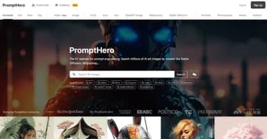 Hướng dẫn chi tiết cách tìm kiếm prompt AI tạo ảnh và video trên PromptHero