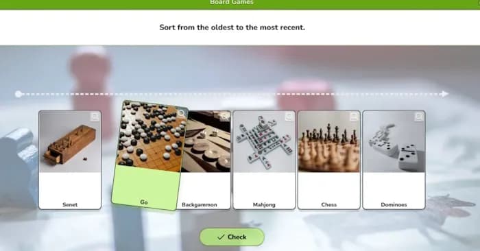 Hướng dẫn chi tiết tạo trò chơi sắp xếp tương tác với Line Up trên Educaplay