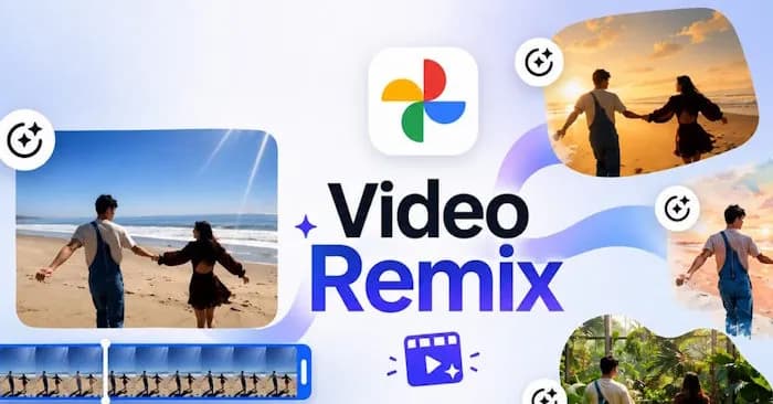 Hướng dẫn sử dụng công cụ AI video remix trên Google Photos