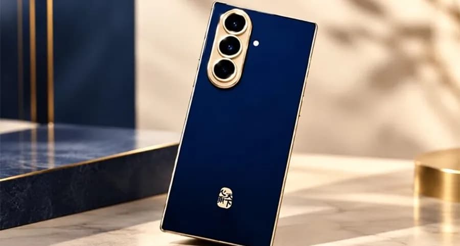Lộ diện Samsung W27: Điện thoại gập khung vàng mặt lưng xanh đỉnh cao
