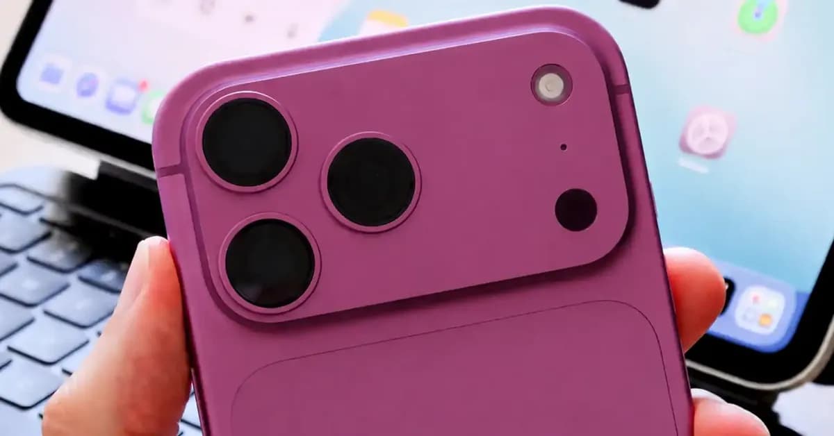 Lộ diện thiết kế iPhone 18 pro từ nhà sản xuất phụ kiện