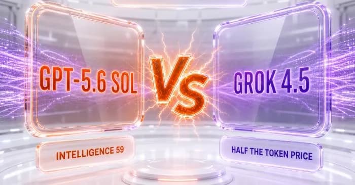 So sánh Grok 4.5 và GPT-5.6 Sol trong lập trình AI: Hiệu năng và chi phí