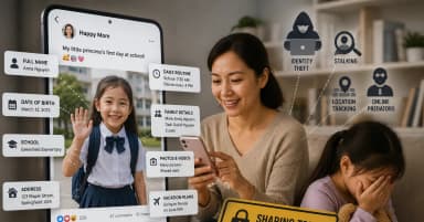 Thói quen chia sẻ hình ảnh con cái lên mạng xã hội và những rủi ro bảo mật tiềm ẩn