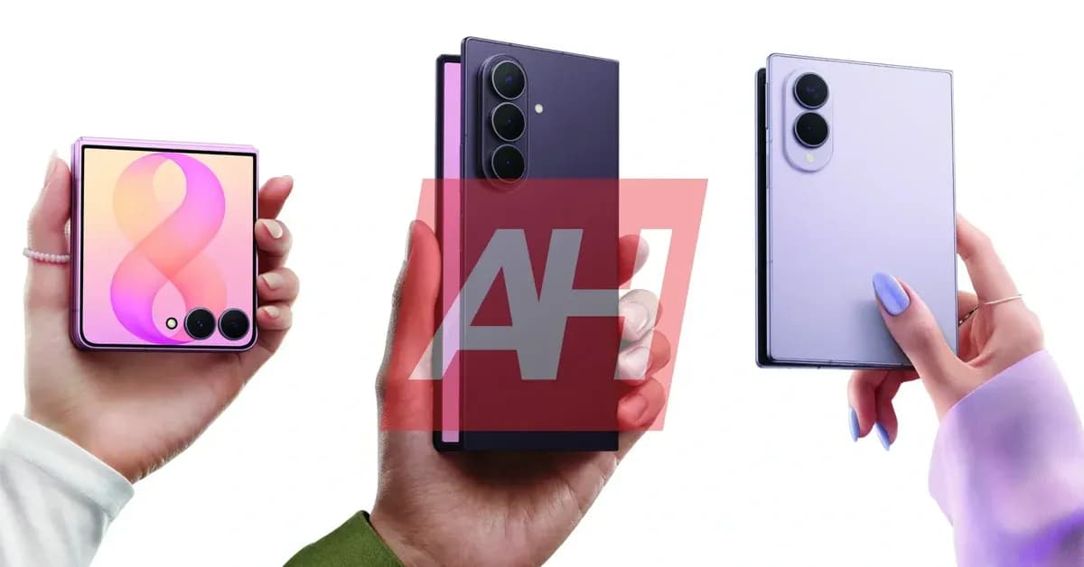 Toàn cảnh thiết kế Samsung Galaxy Z Fold 8 và Z Flip 8 qua ảnh chính thức