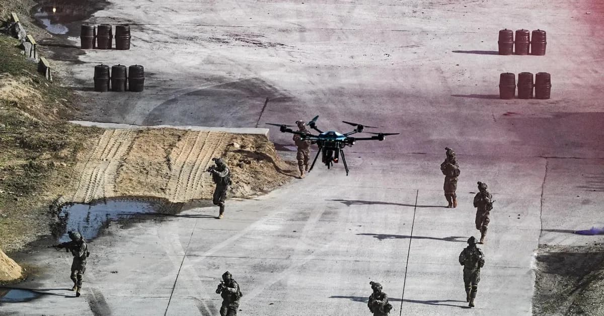 Tương lai quân sự Hàn Quốc: Kỷ nguyên chiến tranh tích hợp binh sĩ, UAV và robot